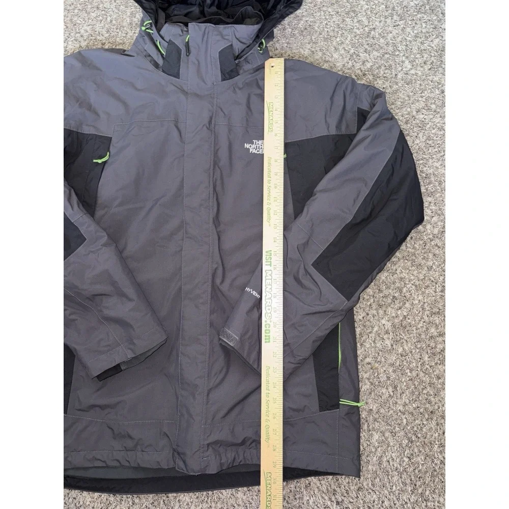 The North Face Condor Triclimate 3in1 Jacket Mens XL HyVent Waterproof Gray TNF